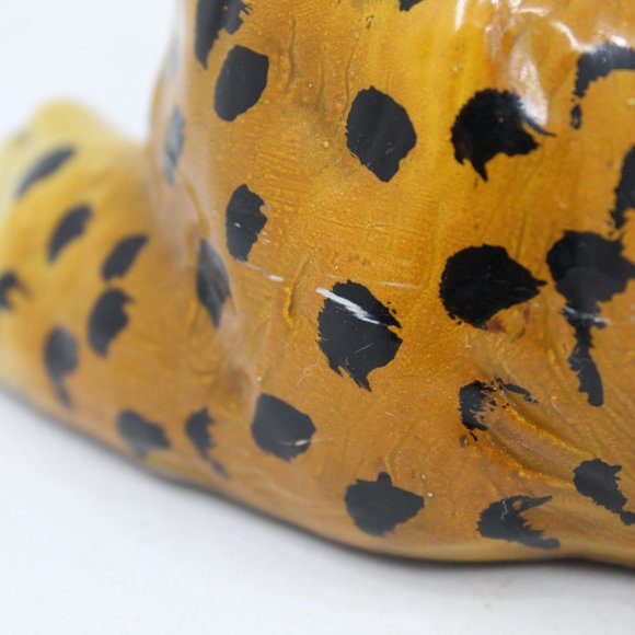 Vintage MCM Leopard Cub Figurine Sculpture Portugal - Picture 6 of 10